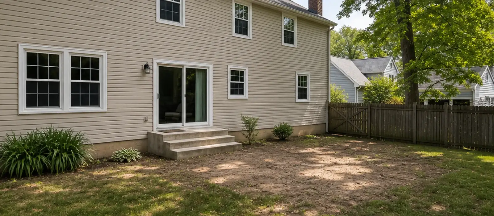 Before: custom deck building project